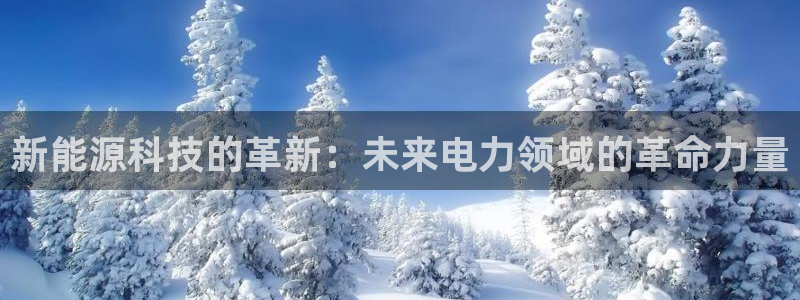 摩根娱乐平台注册：新能源科技的革新：未来