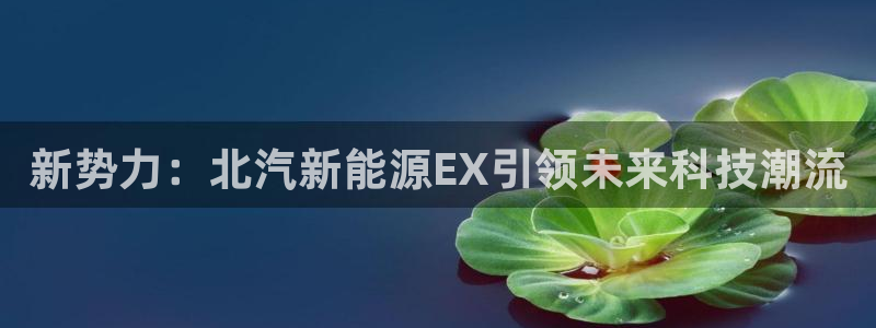 摩根大通王者娱乐:新势力:北汽新能源EX引领未来科技潮流